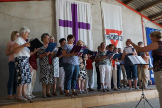 Gruppenfoto Kirchenchor Leuzenbronn